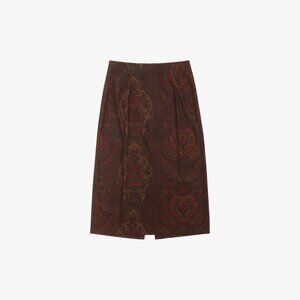 Briggs Vintage Paisley Midi Skirt